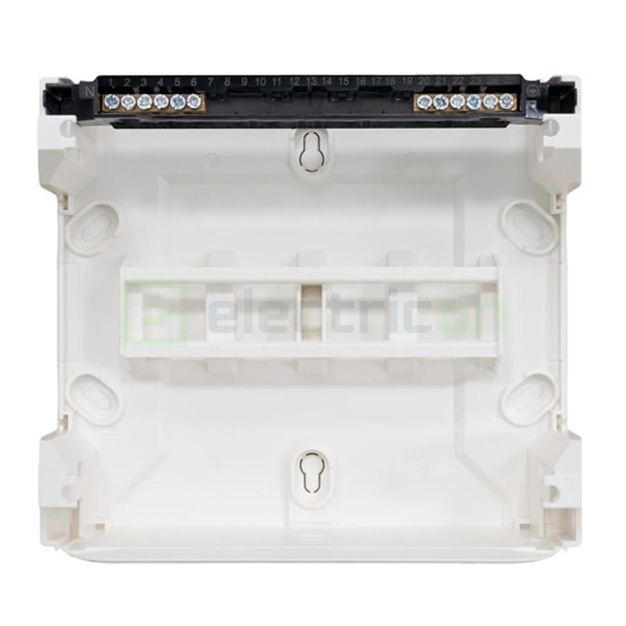 Tablou aparent, 8 module, 1x8, usa transparenta, IP40, Hager, Golf, VS108TD - Electricon.ro