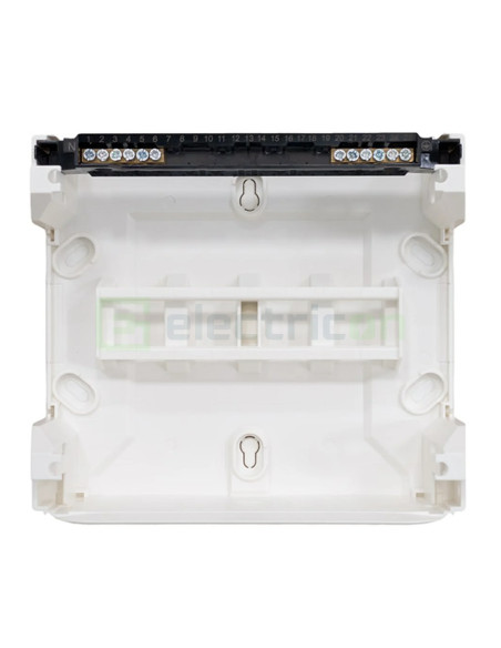 Tablou aparent, 8 module, 1x8, usa transparenta, IP40, Hager, Golf, VS108TD - Electricon.ro