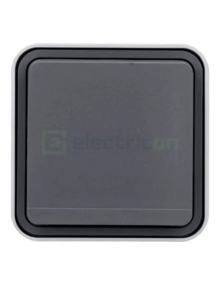 Priza 2P+E, cu capac, aplicat, gri antracit, IP55, Berker W.1, Hager,47403515