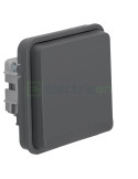 Mecanism priză Schuko 2P+E - cu capac antracit - Berker W.1 - 47063525