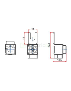 Clema conexiune furca 6-25mm² 2