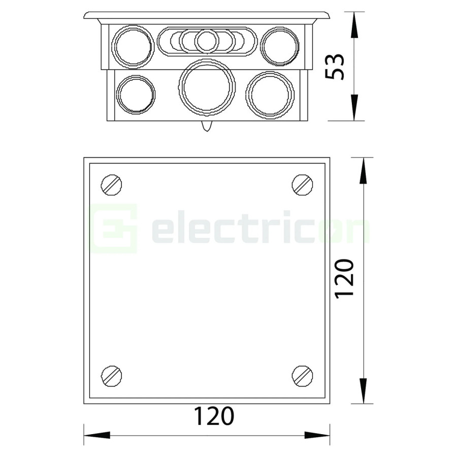 Bara de egalizare potential pentru interior, 7 conexiuni, 100A, 1804 UP, cu capac, izolat, OBO Bettermann, 5015545
