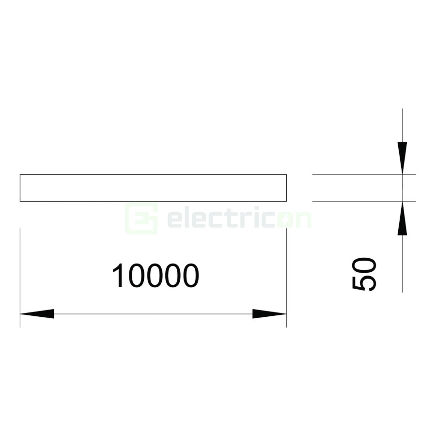 Banda din plastic pentru protectia impotriva coroziunii conexiunilor de suprafata si subteran, 50x10000 mm, 356 100, OBO Betterm