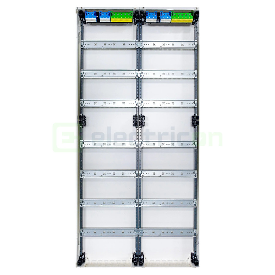 Tablou electric, metalic, aplicat, 168 module, 7x24 module, IP44, Hager, Univers, FWB72S - Electricon.ro