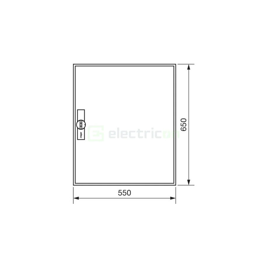 TABLOU ELECTRIC APARENT, 96 MODULE, 4x24M, Univ, IP44, Hageers, FWB42S - Electricon.ro