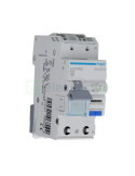 RCBO - Siguranță automată - Disjunctor cu protecție diferențială - tip A curba B 16A 10mA 6kA 1P+N 2M QC Hager ACS916D