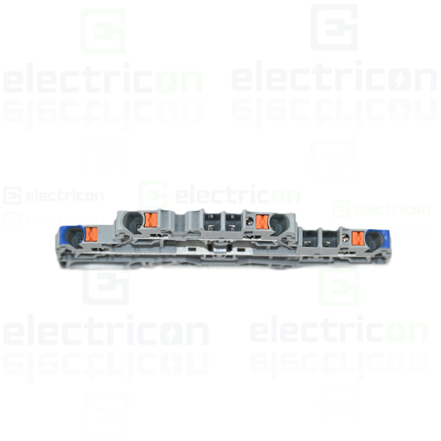 Conector Wago 5 mm² Clema șir, 2 etaje , 2 conexiuni, 2,5 mm²,gri,CAGE CLAMP, Wago, 2202-2702 – montaj rapid și sigur în aplicaț