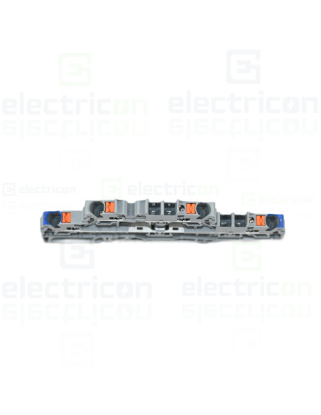 Conector Wago 5 mm² Clema șir, 2 etaje , 2 conexiuni, 2,5 mm²,gri,CAGE CLAMP, Wago, 2202-2702 – montaj rapid și sigur în aplicaț