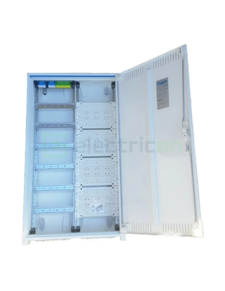 Tablou combo, aparent, 144 module, IP31, Hager Univers