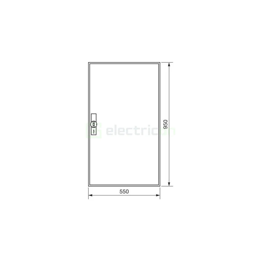 Tablou combo, aparent, 144 module, IP31, Hager Univers