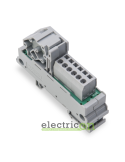 Modul distribuție potential sina DIN - 250V - 1x16mm²/6x2.5mm² - 65A - Gri - Wago 830-800/000-302