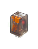 Releu intermediar - MT - bobină 220V DC, 3 contacte NC 10A, 11 pini - Schrack MT321220