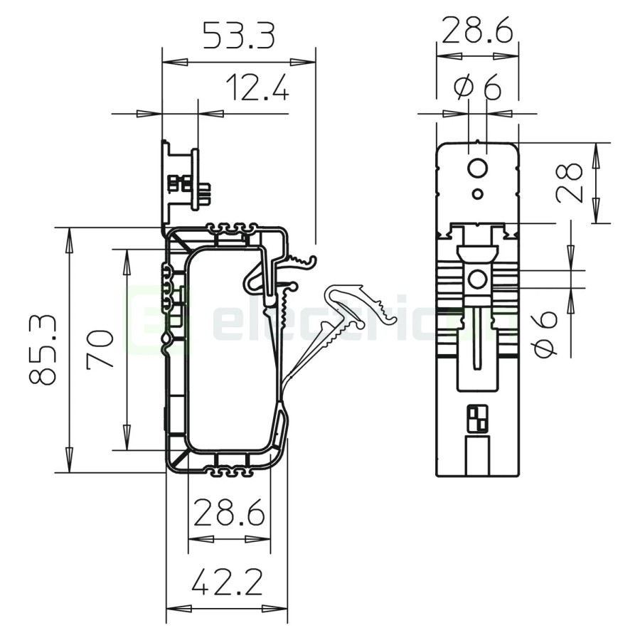 Suport fixare cabluri, grip 20 - Electricon.ro