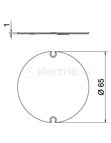 Capac intern pentru doze perete fals, ZH 60-ID, OBO Bettermann 2003848