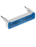 LED semnalizare - pentru Berker W.1 - 230V, albastru, protecție IP55 - Hager 16883500