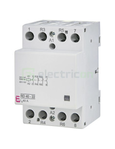 Contactor modular 4P 3-module 40A
