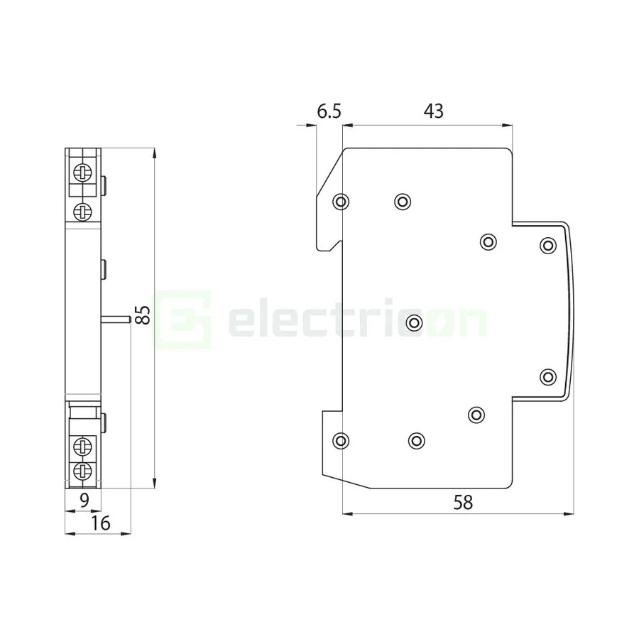 Contact auxiliar 002159031 - Electricon
