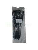 Fașete - coliere plastic - 300x4.8 mm - pachet 100 bucăți - negru - exterior - Stilo - STI700