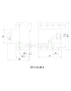 Intreruptor diferential 100A/30mA ETI - 002062150 2