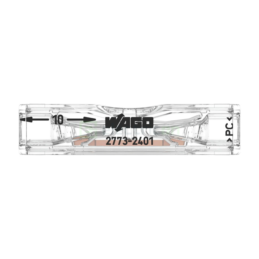 Conector Wago 4mm² Clema imbinare in linie pentru conductori solizi și lițați, 4mm², WAGO 2773-2401 – montaj rapid și sigur în a