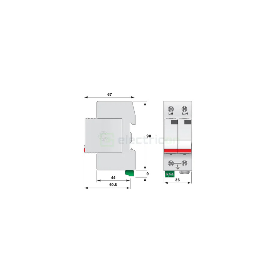 Descarcator SPD T2 ETI 002442953 - Electricon.ro