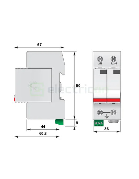 Descarcator SPD T2 ETI 002442953 - Electricon.ro