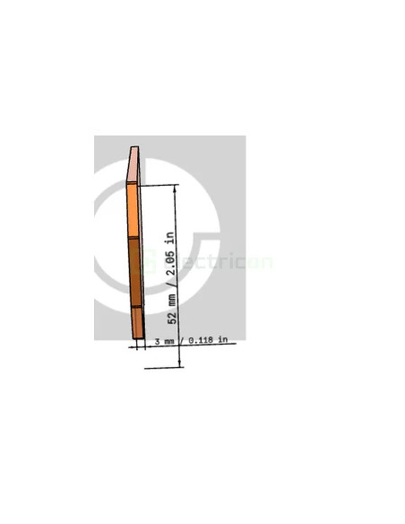 Clemă de derivație Separator pentru aplicatii Ex e/Ex i; Grosime de 3 mm; Latime de 120 mm; portocaliu – montaj rapid și sigur î