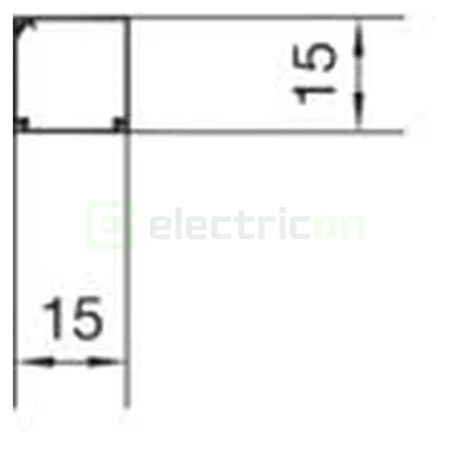 Canal cablu rola, Tehaflex 15x15 RAL9010 - Electricon.ro