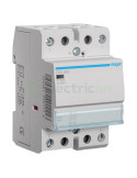 Contactor modular 2P 2M 63A 2ND 230V - Hager ESC263