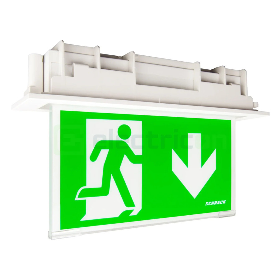 Corp iluminat de siguranta KS 4x0,5W, LED 230V, IP54, montaj universal, Schrack, NLKSC009EL