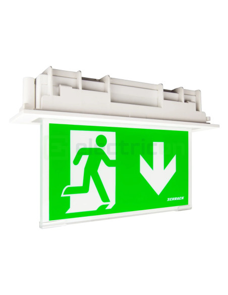 Corp iluminat de siguranta KS 4x0,5W, LED 230V, IP54, montaj universal, Schrack, NLKSC009EL