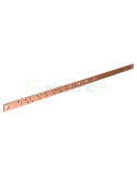 Bară - șină perfortă - cupru 800x5x30 mm M6 400A - Hager UM30A2
