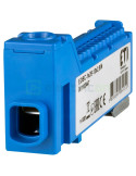 Clema conexiuni - Bloc de distribuție - EDBC 25/13X25 pe șină DIN albastru - ETI 001102447