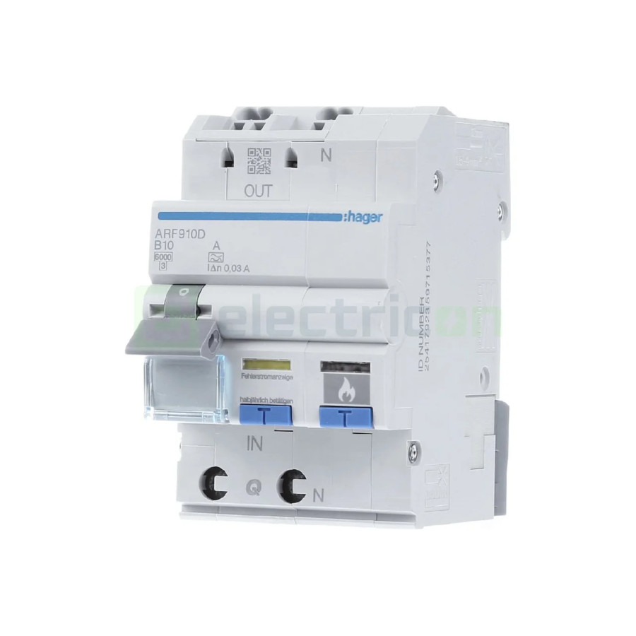 Siguranta RCBO 10A/30mA Hager - ARF910D