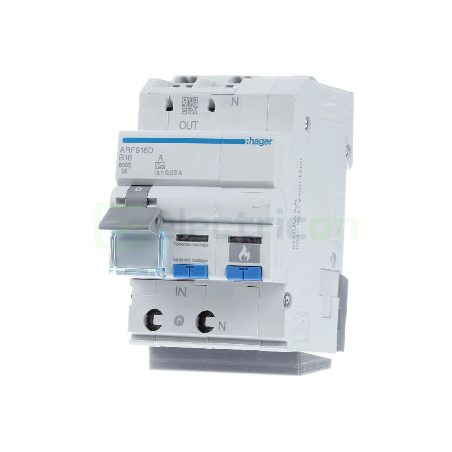 Siguranta RCBO 16A/30mA Hager - ARF916D