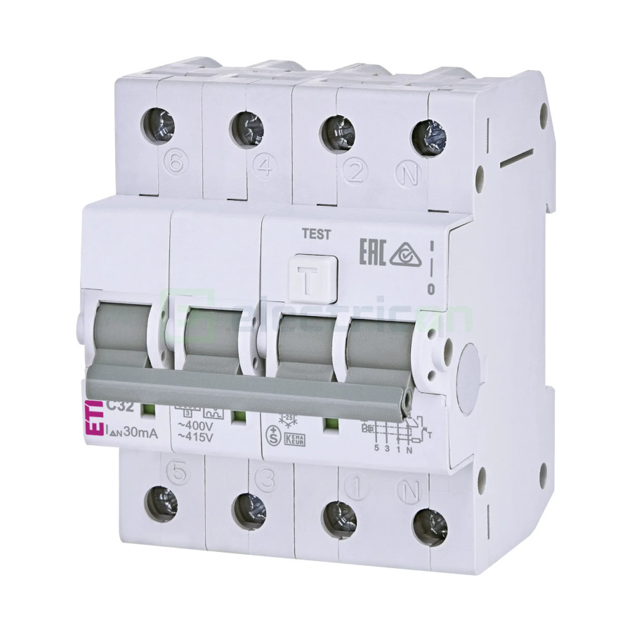 Siguranta RCBO 32A/30mA ETI - 002174927