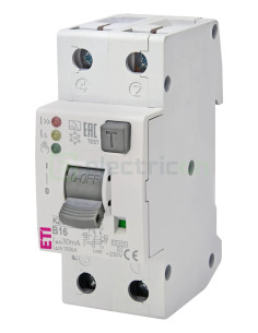 Siguranta RCBO 16A/30mA ETI - 002172406