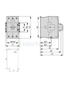 Contactor ALEA II 75kW/400V 2