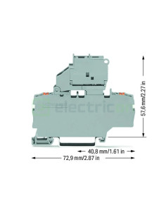 Clemă suport pentru siguranțe 5x20 2