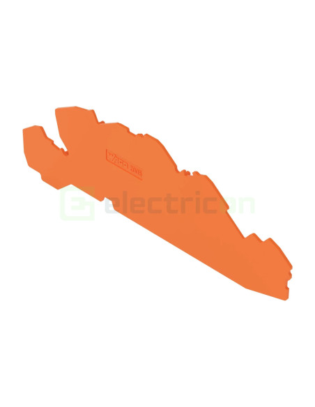 Conector Wago Element terminal pentru cleme sir, portocaliu, grosime 1mm, Wago, 2005-7692 – montaj rapid și sigur în aplicații e