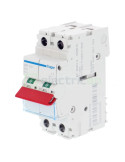 Separator - Comutator - 2 poziții (0-1) 2P 2M 40A 400V parghie rosie Hager SBR240