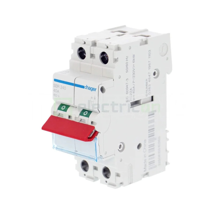 Intrerupator 2P 40A 400V 2M