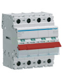 Separator - Comutator - 2 poziții (0-1) 4P 4M 63A 400V parghie rosie Hager SBR463