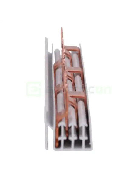 Bareta alimentare (busbar), 3P+N, tip furca, 12 module, 80A, Hager