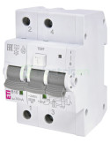 AFDD - Siguranță automată cu protecție diferențială și defecte arc electric - tip A curba B 10A 30mA 10kA 2P 3M ETI 002173812