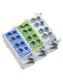 Pachet clema de derivatie Cu-Al Schrack IKA albastru-verde-gri 25mm² monofazat
