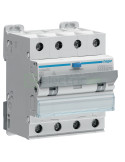 RCBO - Siguranță automată - Disjunctor cu protecție diferențială - tip A curba B 25A 30mA 6kA 4P 4M Hager ADM425C