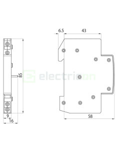 Contact auxiliar 002159032 - montaj lateral 2