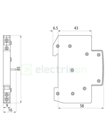 Contact auxiliar 002159032 - Electricon
