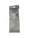 Fașete - coliere plastic - 140x3.6 mm - pachet 100 bucăți - alb - interior - Stilo - 170PR